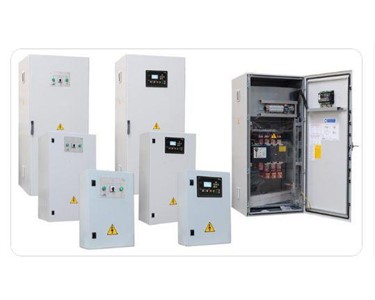 ATS Panels with motorized changeover circuit breakers ABB and meccalte controller